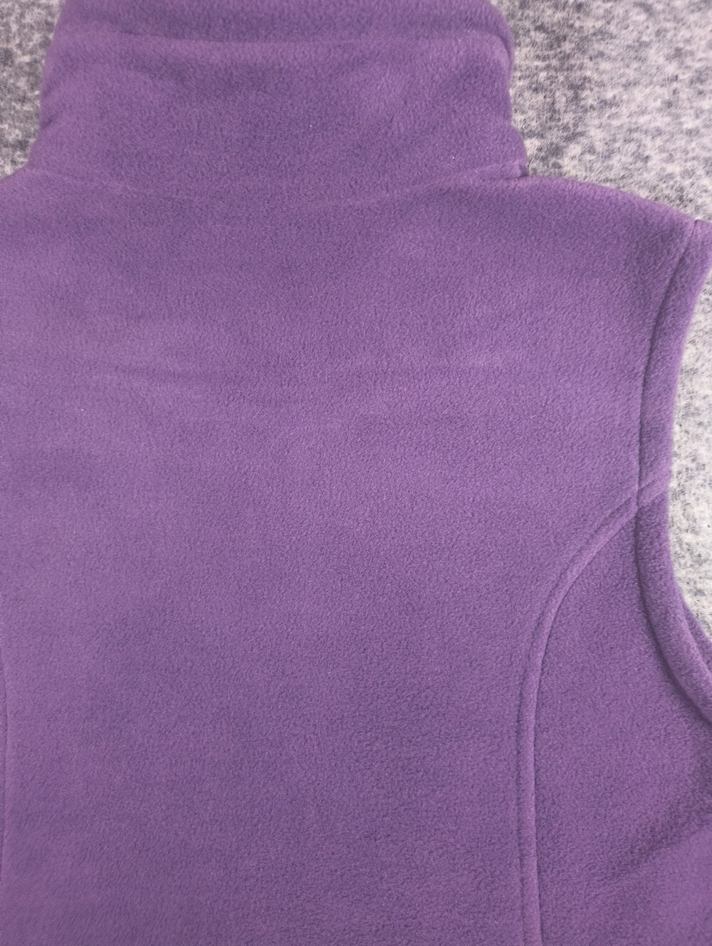 Columbia fleece zip vest, purple, women's large - Picture 14 of 15